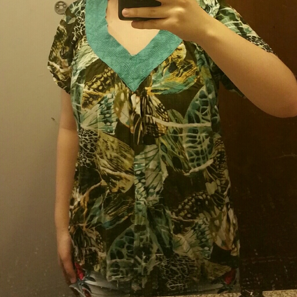 Flowy V-Neck Blouse